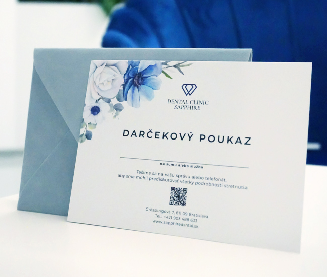 Darčekový poukaz na zubné lekárstvo